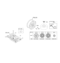 Diagram for Kia K900 Wheel Cover - 52960J6100