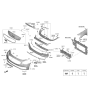 Diagram for 2020 Kia K900 Parking Assist Distance Sensor - 99310M6100ABP