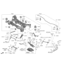 Diagram for 2019 Kia K900 Lateral Link - 55250J6000