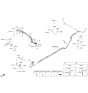 Diagram for 2020 Kia K900 Brake Line - 58737J6000