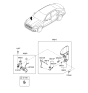 Diagram for Kia K900 Washer Pump - 98610J6000