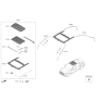 Diagram for 2019 Kia K900 Sunroof - 81600J6000BGA