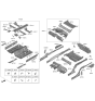 Diagram for Kia K900 Floor Pan - 65100J6010