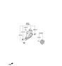 Diagram for Kia K900 Spindle - 52710J6000