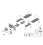 Diagram for Kia K900 Dash Panels - 84120J6000