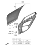 Diagram for Kia K900 Door Hinge - 77920J6000