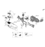 Diagram for Kia K900 Car Key - 95440J6000