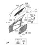 Diagram for 2019 Kia K900 Window Run - 82530J6000