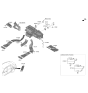Diagram for 2020 Kia K900 Air Duct - 97190D2000