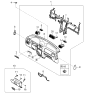 Diagram for 2000 Kia Rio Glove Box - 84510FD20008