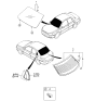 Diagram for Kia Rio Windshield - 0K30G63900A