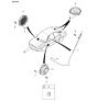 Diagram for 2000 Kia Rio Car Speakers - 0K30B66960