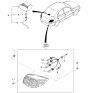 Diagram for 2000 Kia Rio Tail Light - 0K32A51160