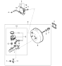 Diagram for 2000 Kia Rio Brake Master Cylinder - 58500FD100