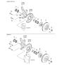 Diagram for Kia Rio Wheel Seal - MB09233067