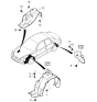 Diagram for 2000 Kia Rio Mud Flaps - 86822FD010