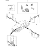 Diagram for 2003 Kia Rio Door Lock Cylinder - 0K30A76920