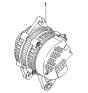 Diagram for 2004 Kia Rio Alternator - 0K30D18300