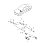 Diagram for 2004 Kia Rio Wiper Blade - 98360FD520