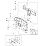 Diagram for Kia Rio Glove Box - 0K30A64041BT