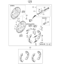 Diagram for 2003 Kia Rio Brake Caliper Repair Kit - 0K30A2603Z