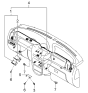 Diagram for Kia Rio Relay Block - 0K30A66730
