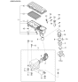Diagram for Kia Mass Air Flow Sensor - 0K32A13210