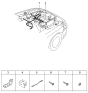 Diagram for Kia Rio Relay Block - 91290FD100