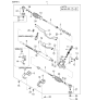 Diagram for Kia Rio Rack and Pinion Boot - 0K30B32125