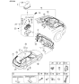 Diagram for 2002 Kia Rio Relay Block - 0K32A66760A