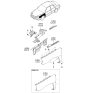 Diagram for 2002 Kia Rio Fender - 66321FD101