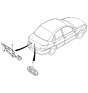 Diagram for 2001 Kia Rio Emblem - 0K32A51739