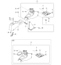 Diagram for 2003 Kia Rio Ashtray - 84670FD000BT