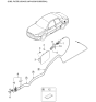 Diagram for 2003 Kia Rio Fuel Door Hinge - KK37042451