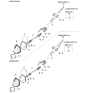 Diagram for 2000 Kia Rio Steering Shaft - 0K30A32090A