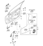 Diagram for 2005 Kia Rio Door Lock Actuator - 0K30A58310EBT