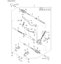 Diagram for 2001 Kia Rio Steering Gear Box - 57700FD100