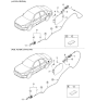 Diagram for Kia Sorento Fuel Door Release Cable - MDX5056890A