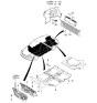 Diagram for 2004 Kia Rio Dash Panels - 0K30A68640D