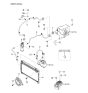 Diagram for 2000 Kia Rio A/C Hose - 0K30A61460F