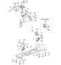 Diagram for 2001 Kia Rio Engine Mount - 0K30A39010B