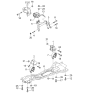 Diagram for 2000 Kia Rio Engine Mount Bracket - 0K30B39010C