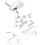 Diagram for 2002 Kia Rio Engine Mount - 0K30A53250A