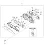 Diagram for Kia Rio Instrument Cluster - 94200FD030