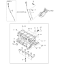 Diagram for Kia Rio Dipstick - 0K30E10450