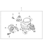 Diagram for 2002 Kia Rio Throttle Body - 0K30E13640