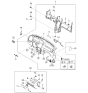 Diagram for Kia Glove Box - 0K30A6404178