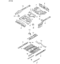 Diagram for Kia Rio Floor Pan - 0K32A53730