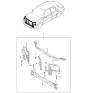 Diagram for Kia Rio Radiator Support - 0K32A53150