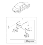 Diagram for 2000 Kia Rio Fog Light Bulb - 0K2BA51B05